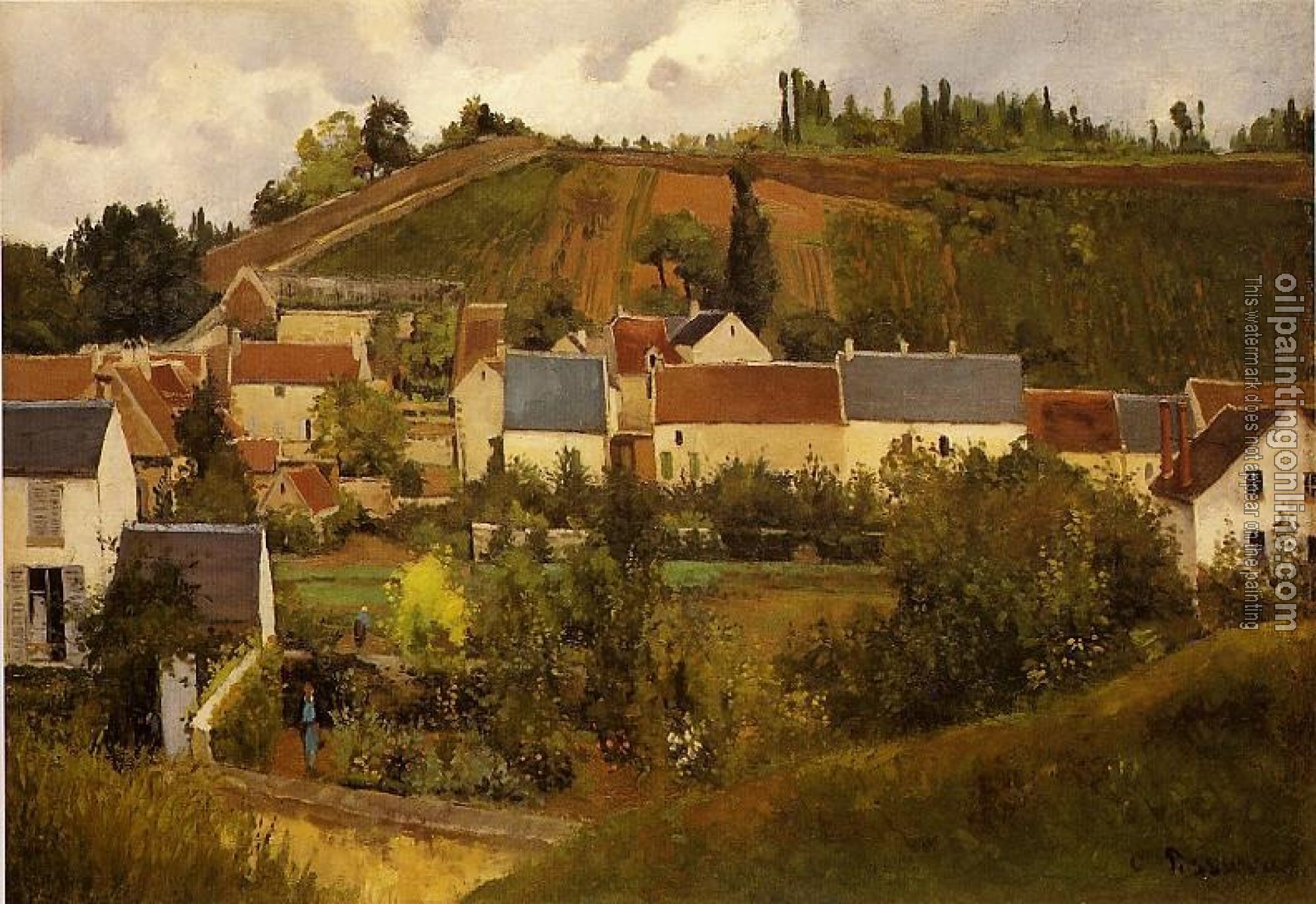 Pissarro, Camille - View of l'Hermitage, Jallais Hills, Pontoise